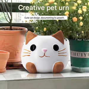 Kotak Keramik Penyimpanan Abu Jenazah Hewan Peliharaan Kucing Anjing, Urne Funeraire Pour Chien Chat - Product Image 5
