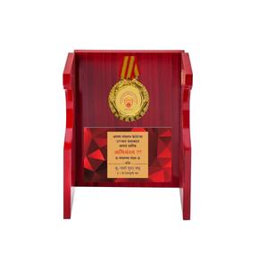 Placa de premio de madera hecha a mano de exportador indio para celebrar el liderazgo y el aprecio de los empleados disponible a precio de fábrica - Product Image 2