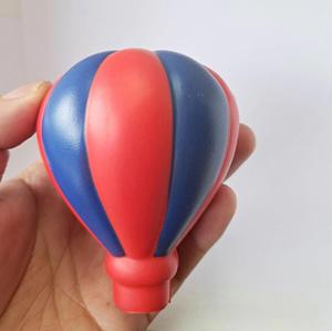 Custom Logo Print Foam Hot Air <b>Balloon</b> Shape Stress Ball Soft Squeezable Personalized Stress Reliever Toys for Promotion - Product Image 5