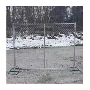 Playground Sports Field Pvc Coated Woven Chain Link Fence Farm Hot Dipped Galvanized Diamond Fence Roll Playground Diamond Wire Netting