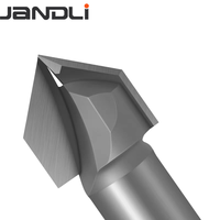 Fraise à rainurer en V à 60 degrés (carbure enduite d'AlTin) pour le travail du bois, la gravure et la fraisage CNC - ODM/OEM disponible