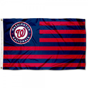 ธง MLB คุณภาพสูง พิมพ์ลายตามสั่ง ขนาด 3x5 ฟุต ผลิตจากโพลีเอสเตอร์ 100% พิมพ์สองด้าน ธงทีมวอชิงตัน นาชั่นแนลส์ - Product Image 4
