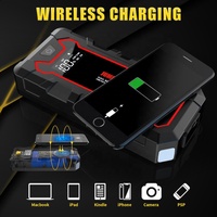 Démarreur professionnel 3500A, booster de batterie 12V, batterie externe 14800mAh avec affichage de la détection du courant en temps réel pour SUV et camion