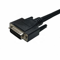Scanner Diagnostic Cable 402048 High Tenacity DB15 Pin Male Serial Connection Port Break Proof for Scanner