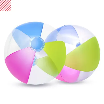 Factory Custom Large Clear PVC Inflatable Beach Ball With Printing