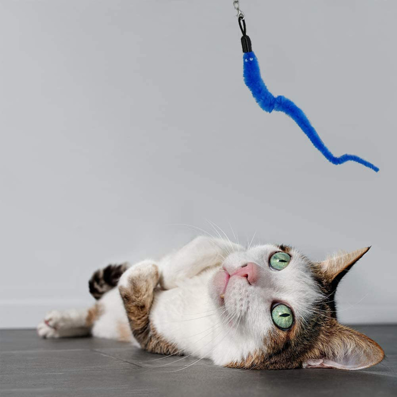 manufacturer wholesale high quality 11 items interactive cat feather toys set