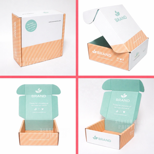 <b>Wallet</b> Apparel Mailer Box Packaging For Online <b>Brands</b> Corrugated E Flute Tuck Top Mailer Box Custom OEM - Product Image 2