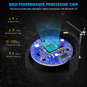 Car Bluetooth 5.0 <b>TPMS</b> Android iOS Tyre Pressure Monitoring Bluetooth5.0 BLE <b>Tpms</b> For Car For Motorcycle - Product Image 5