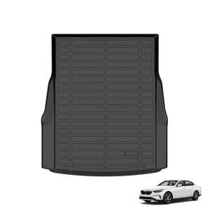 Tappetini Auto 3D in TPE Impermeabili per Tutte le Stagioni con Vasca Baule Posteriore per BMW i5 G60 2024 2025 – Tappetini Elettrici e Protezione Piedi - Product Image 2