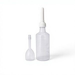 Bouteille de lavement Super International PP avec embout applicateur et bouchon à vis, base en acier inoxydable pour usage médical et soins personnels - Product Image 1