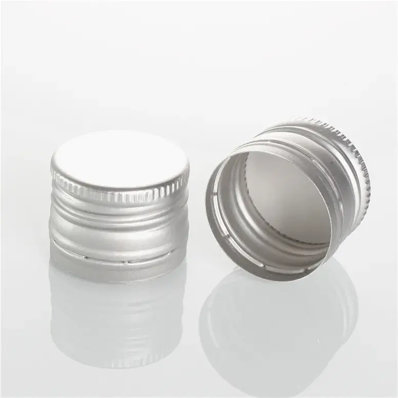 Inventario al por mayor 22 mm 28 mm 30 mm oro plata hilo aluminio a prueba de robo botella de vidrio Ropp tapón de rosca precio más bajo