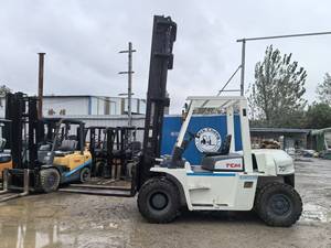 Chariot élévateur diesel TCM 7 tonnes d'occasion de haute qualité Origine japonaise Garantie 1 an Grande quantité Roues jumelles en stock - Product Image 6