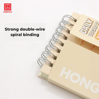 Premium Hong Ha Tägliches Vokabelheft 01 Spiralblock Hardcover Glattes Papier Leuchtendes Design Langlebige Bindung Lernförderungsmodell