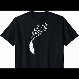 Camiseta con estampado Dtf para hombre adulto, Jersey grande y alto, cuello redondo de verano, camisetas de manga corta de tela tejida ligera de secado rápido - Product Image 1