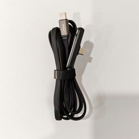 Câble de données 2-en-1 en nylon tressé 240W 1,5M avec support de téléphone rotatif à 360 degrés Type-C pour iPhone, Android, Ordinateur, Charge rapide 5A - Vente en gros