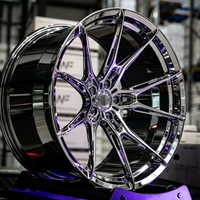 Jantes forgées sur mesure Chrome Deep Concave 18 19 20 21 22 24 pouces 5x114.3 5x120 5x112 5x115 pour BMW Mercedes Audi Tesla Honda Toyota
