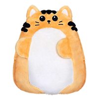 Coussin chauffant non parfumé au micro-ondes mignon doux confortable oreiller en peluche chauffant chaud animaux en peluche Kawaii chaud et froid peluche jouet alimentaire