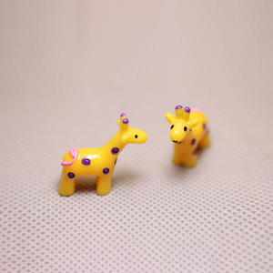 Super Mini Kawaii Cervo Giallo Miniature per Terrari di Paesaggio Della Decorazione Mini Accessori da giardino casa di Bambola Decorazione - Product Image 2