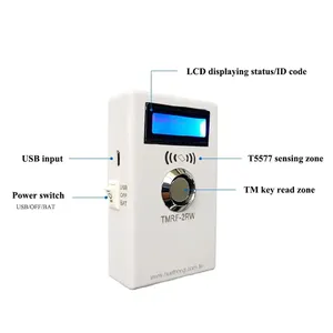 White TM01 Ibutton DS1990 Copier Machine 125kHz RFID Smart <strong>Key</strong> Card <strong>Reader</strong> for Hotels Rewritable RW1990 T5577 IButton Mini Tag - Product Image 5
