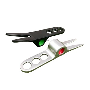 <b>Golf</b> Divot Tool Zinc Alloy Matte Nickel Black Green Repair Fork For <b>Golf</b> Course Maintenance - Product Image 5