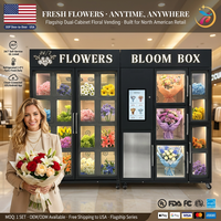 JFP Máquina Expendedora Inteligente de Flores Refrigerada con Pantalla Táctil 4G y Control Remoto para Floristerías, Hoteles y Supermercados