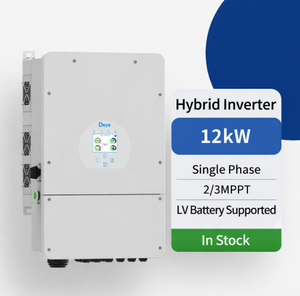 Onduleur hybride monophasé Deye SUN-12K-SG02LP1-EU-AM3-P 12KW avec batterie 48V/51.2V en stock - Product Image 1