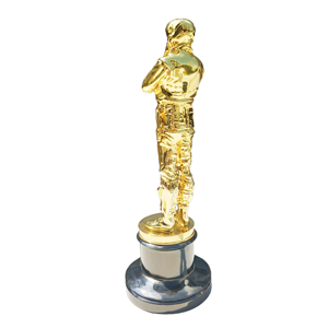 Trofeo in metallo lucidato oro personalizzato stile antico e moderno inciso statua uomo scultura medaglie sportive <span class=keywords><strong>placche</strong></span> per la vendita - Product Image 3