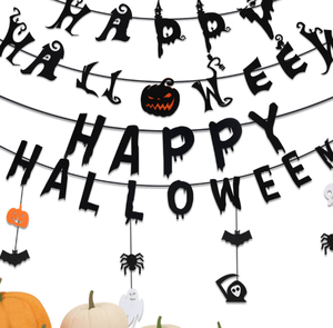 Venta caliente precio bajo fieltro día de Halloween Banner para uso en fiesta en casa - Product Image 2
