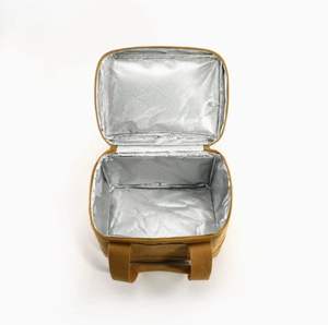 Sac isotherme personnalisé en papier kraft lavable avec logo, capacité 20L, sac à déjeuner imperméable pour pique-nique homme et femme - Product Image 5