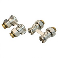 Robinet thermostatique moderne en laiton de type H pour radiateur, pour appartement