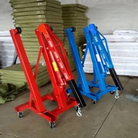 Grue de levage mobile pliable 2 tonnes 3 tonnes, grue de levage manuelle hydraulique pour atelier, autres véhicules et outils