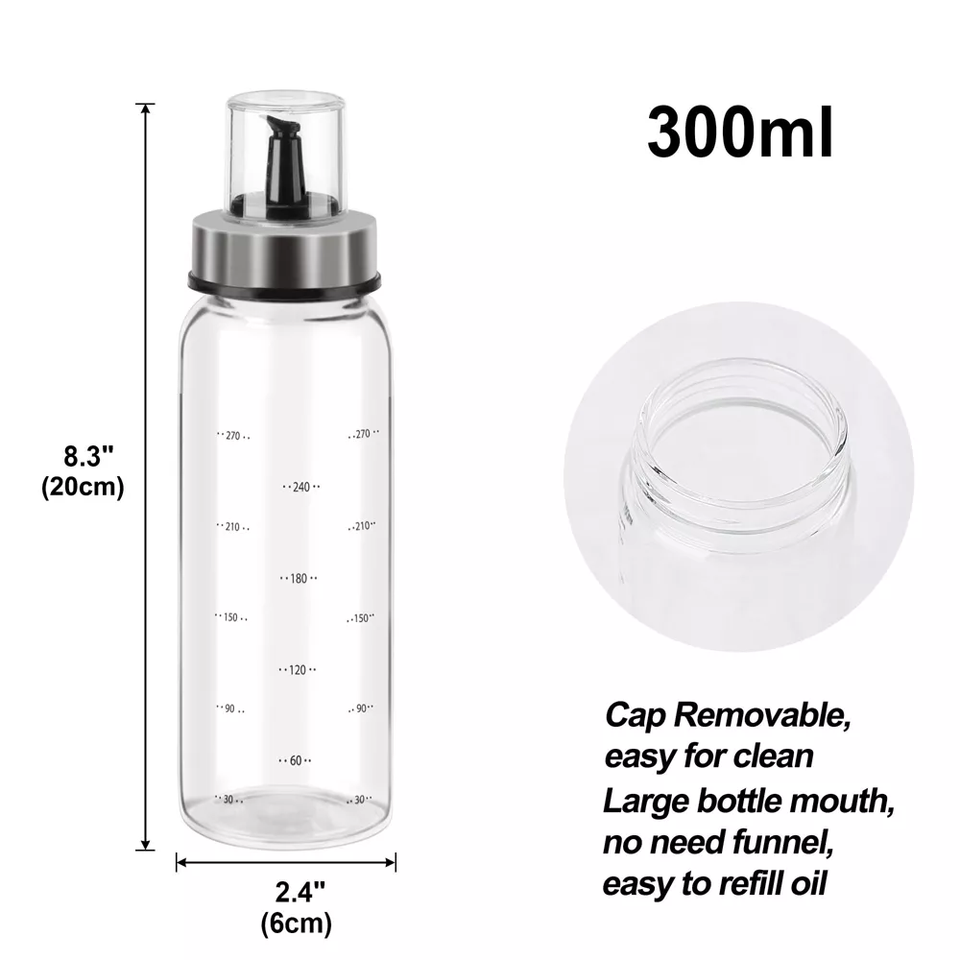 300 ml size, wide-mouth refill and cleaning reference