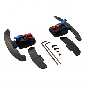 Palettes de changement de vitesse magnétiques en carbone SYPES palettes de changement de volant pour <span class=keywords><strong>Toyota</strong></span> <span class=keywords><strong>Supra</strong></span> A90 extension de manette de vitesse à palettes - Product Image 2