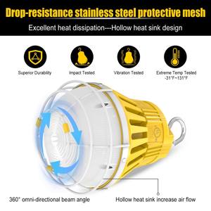 Ampoules à chaîne LED IP65 étanches, éclairage de travail pour atelier, camping, extérieur, éclairage industriel, luminaire à chaîne, éclairage de travail temporaire - Product Image 5