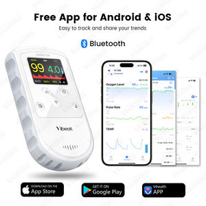 Vibeat PC66B pulsossimetri dito adulto bambino SpO2 sonda per neonati per bambini portatile pulsossimetri - Product Image 5