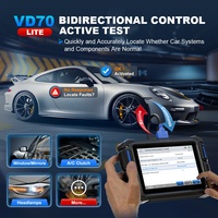 Herramienta de Diagnóstico Universal para Automóviles VD70Lite, Control Bidireccional, Escáner OBD2 de Sistema Completo, Actualización Gratuita de por Vida, Gran Venta en Ghana