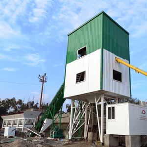 Mélangeur de béton, portatif, 90m 3/h, papeterie de conception modulaire, pour vente à chaud de plantes, vente en gros, HZS90, prix de machine - Product Image 2