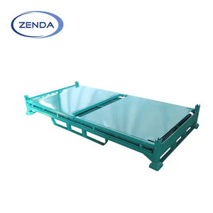 Capacité de chargement de vinasses pliantes 1500kg Conteneur en grillage Cage pliable à usage intensif - Product Image 4