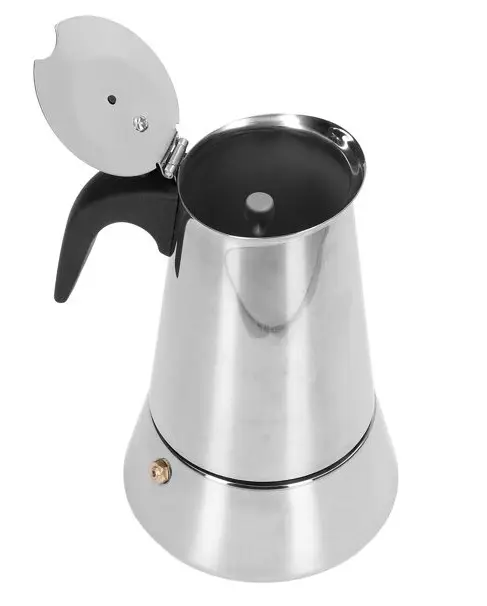 Espresso tools Italy Stainless Steel Moka Coffee Pot Espresso Coffee Maker Moka Pot Black Moka Pot Set