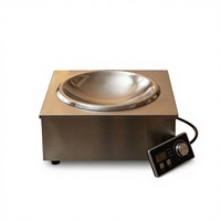Table de cuisson à induction 5000W encastrable, cuisinière à induction commerciale haute puissance, plaque à induction électrique intégrée pour restaurant, wok encastrable