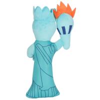 Figurine en peluche chien Liberty mignonne, jouet en peluche chiot sur le thème de la Statue de la Liberté pour la décoration intérieure et comme cadeau de collection