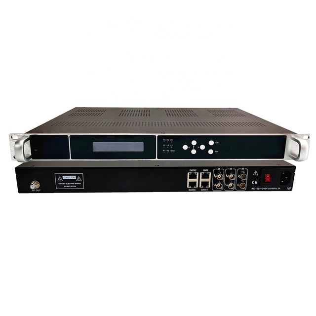 Yukuan ISDB-T ATSC DVB-T2 DVB-C QAM 32-Channel 3*128 IP Input UDP/RTP IP to RF Modulator with Web-based Management
