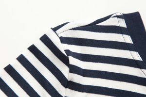 Maglietta a righe bianche e nere manica corta <span class=keywords><strong>monospalla</strong></span> 4 colori estate maglietta a righe Slim Fit da donna - Product Image 6