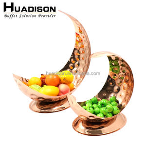 Huadison Traiteur Équipement Buffet Buffet Bol <span class=keywords><strong>Plateau</strong></span> En Acier Inoxydable <span class=keywords><strong>Plateau</strong></span> <span class=keywords><strong>De</strong></span> Fruits Point Martelé Jus <span class=keywords><strong>De</strong></span> Fruits Boisson Bac À Glace - Product Image 2