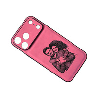Funda para Teléfono con Grabado Láser de PU, Anti-desgaste, Anti-caídas, para iPhone 16 17 Pro Max, Diseño de Logotipo Personalizado, 6 Colores, Regalo Personalizado
