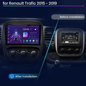 Junsun-Autoradio multimédia pour Renault, avec navigation Android, CarPlay sans fil, V1, 2015-2019 - Product Image 2