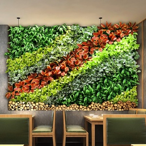Künstliche Pflanzenwand aus Plastik für Balkon und Vertikale Dekoration, Grüne Paneele für Innenräume, Vertikaler Garten - Product Image 5