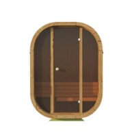 Sauna Portátil de Madera Maciza Moderna para Exteriores, para 1-2 Personas, Vapor Seco/Húmedo, con 1 Año de Garantía para Uso en Jardín, Gran Venta