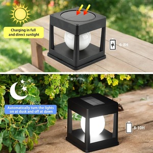 Luci Solari a Cubo LED Sferiche Moderne Minimaliste Impermeabili IP65 per Esterni, per Decorazione di Patio e Giardino - Product Image 4