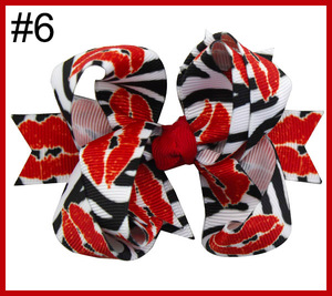 กิ๊บติดผมรูปหัวใจขนาดใหญ่ 3.5 นิ้ว ลายจูบวาเลนไทน์ สำหรับเด็กผู้หญิง หมายเลข 1-10 ของขวัญวาเลนไทน์ - Product Image 6